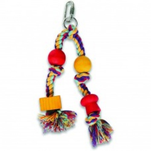 Παιχνίδι παπαγάλου HAPPY PET TWIN HANGER -24cm Παιχνίδι παπαγάλου HAPPY PET TWIN HANGER -24cm