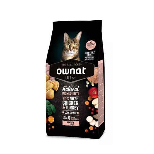 Ownat Ultra Mature με Κοτόπουλο Και Γαλοπούλα 8kg