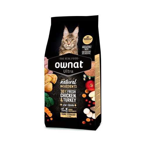 Ownat Ultra Young Sterilized με Κοτόπουλο Και Γαλοπούλα 400gr