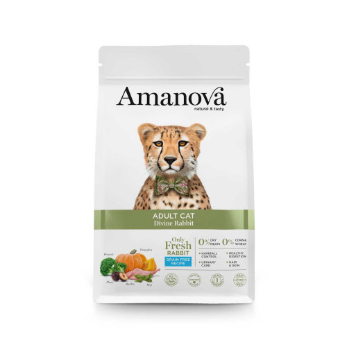 Amanova Adult Cat Divine Rabbit 1.5kg