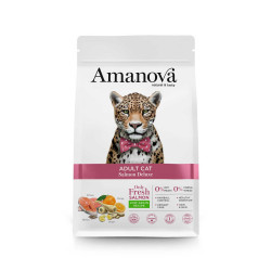 Amanova Adult Cat Salmon Deluxe 1.5kg Low Grain