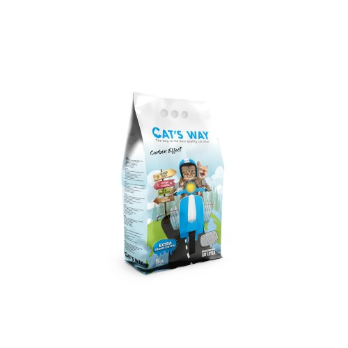 Άμμος Υγιεινής Cats Way CARBON EFFECT 5L Άμμος Υγιεινής Cats Way CARBON EFFECT 5L