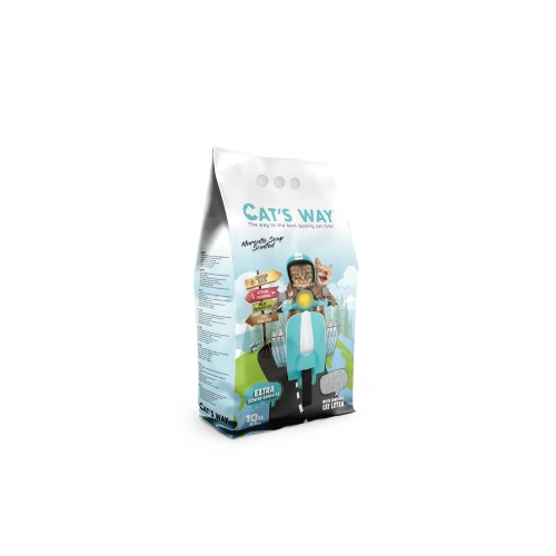 Άμμος Υγιεινής Cats Way MARSEILLE SOAP 5lt Άμμος Υγιεινής Cats Way MARSEILLE SOAP 5lt