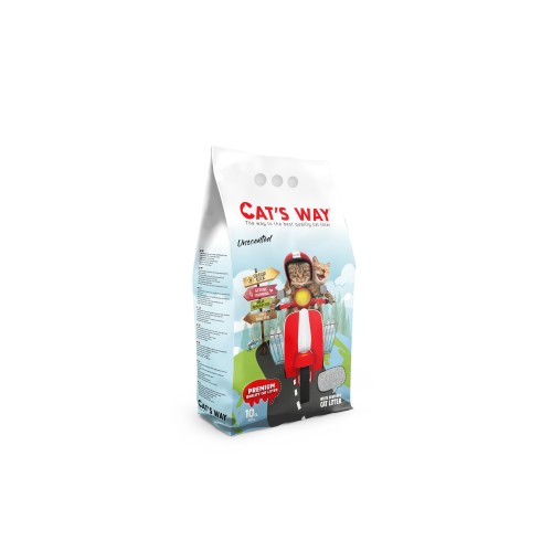 Άμμος Υγιεινής Cats Way UNSCENTED 10L Άμμος Υγιεινής Cats Way UNSCENTED 10L