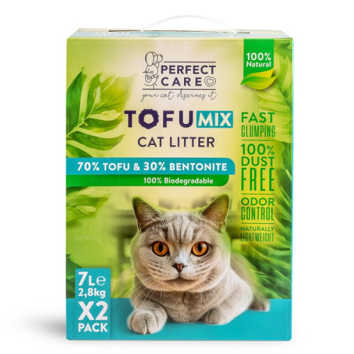 Perfect Care Cat Litter Mix Tofu-Bentonite 14L