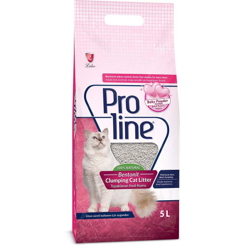 Άμμος Proline Cat Litter Bentonite Baby Powder 5lt  