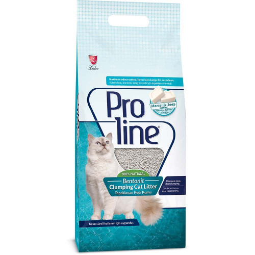 Άμμος Proline Cat Litter Bentonite Marseille Soap 10lt