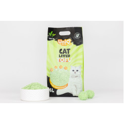 Uniq Βιοδιασπώμενο τόφου 6Lt Άμμος Γάτας GREEN TEA 4τεμ-24lt