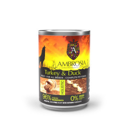 Ambrosia Grain Free Adult Sensitive Turkey-Duck 400gr