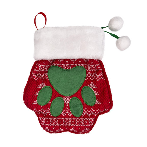 Holiday Stocking Paw Large