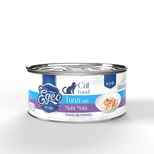 EGEO CAT ADULT ΤΟΝΟΣ ΜΕ ΚΥΝΗΓΟ ΣΕ ΖΕΛΕ 85gr EGEO CAT ADULT ΤΟΝΟΣ ΜΕ ΚΥΝΗΓΟ ΣΕ ΖΕΛΕ 85gr