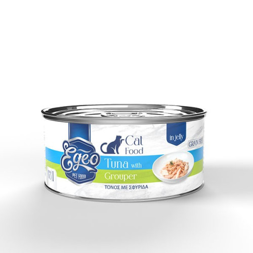EGEO CAT ADULT ΤΟΝΟΣ ΜΕ ΣΦΥΡΙΔΑ ΣΕ ΖΕΛΕ 85gr EGEO CAT ADULT ΤΟΝΟΣ ΜΕ ΣΦΥΡΙΔΑ ΣΕ ΖΕΛΕ 85gr