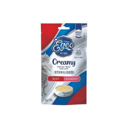 EGEO CAT CREAMY STERILIZED CHICKEN BEEF-CRANBERRY 75gr