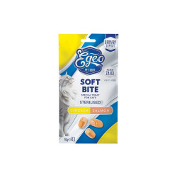 EGEO CAT SOFT BITES STERILIZED CHICKEN-SALMON 30gr