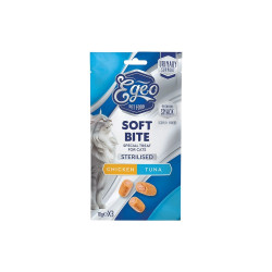 EGEO CAT SOFT BITES STERILIZED CHICKEN-TUNA 30gr