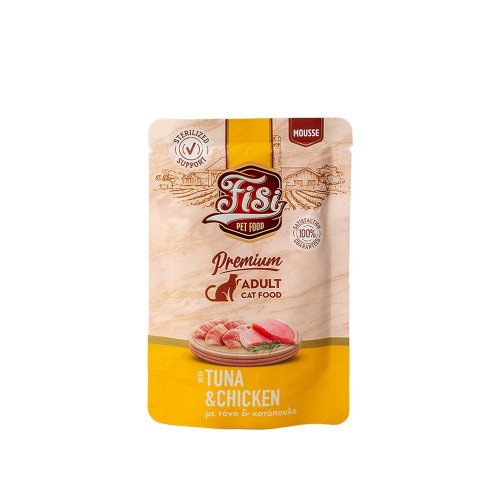 FISI CAT ADULT MΟΥΣ TONO-ΚΟΤΟΠΟΥΛΟ 80gr