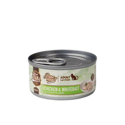 FISI PURE MEAT CAT ADULT ΚΟΤΟΠΟΥΛΟ-ΑΘΕΡΙΝΑ 80gr