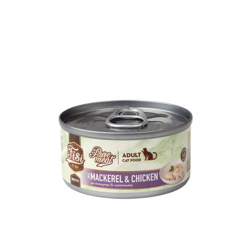 FISI PURE MEAT CAT ADULT ΣΚΟΥΜΠΡΙ-ΚΟΤΟΠΟΥΛΟ 80gr