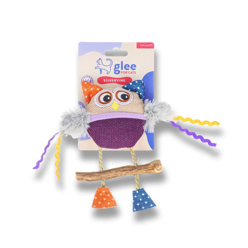 GLEE ΠΑΙΧΝΙΔΙ ΓΑΤΑΣ OWL ΜΕ CATNIP 17cm