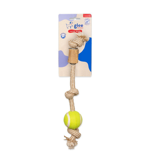 GLEE ΠΑΙΧΝΙΔΙ ΣΚΥΛΟΥ COFFEE WOOD KNOT 45cm GLEE ΠΑΙΧΝΙΔΙ ΣΚΥΛΟΥ COFFEE WOOD KNOT 45cm