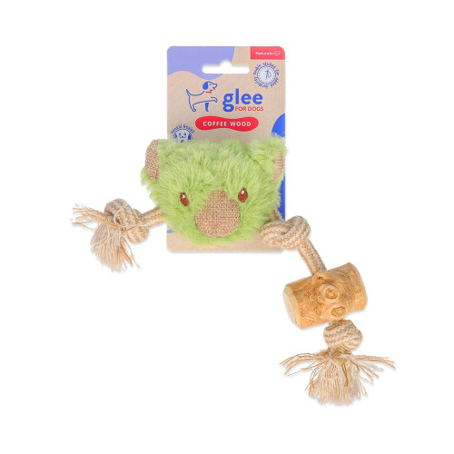 GLEE ΠΑΙΧΝΙΔΙ ΣΚΥΛΟΥ KOALA ROPE WITH COFFEE WOOD 22cm GLEE ΠΑΙΧΝΙΔΙ ΣΚΥΛΟΥ KOALA ROPE WITH COFFEE WOOD 22cm