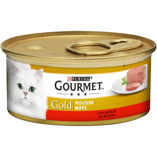 Purina Gourmet Gold Mousse Βοδινό 85gr