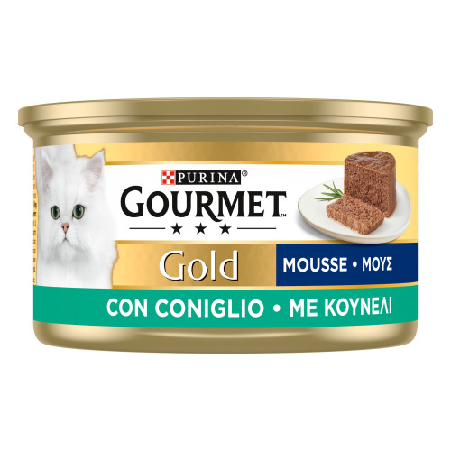 Purina Gourmet Gold Mousse Κουνέλι 85gr