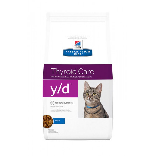 Hill's Prescription Diet y/d Thyroid Care Τροφή Για Γάτες 1.5kg