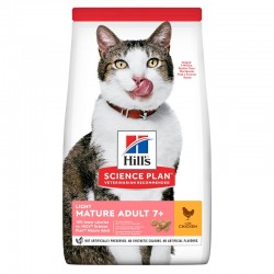 Hill's Science Plan Mature Adult Light Τροφή Για Γάτες Με Κοτόπουλο 1.5kg