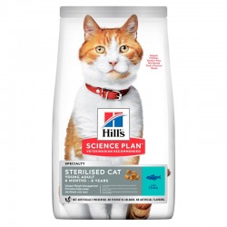 Hill's Science Plan Young Adult Sterilized Τροφή Για Γάτες Με Τόνο 1.5kg