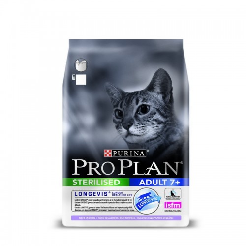 Pro Plan Sterilised 7+ Cat Γαλοπούλα 3kg