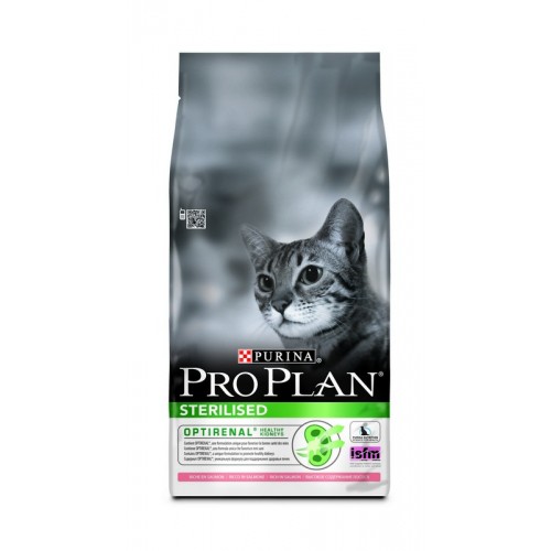 Pro Plan Sterilised Cat Σολομός 10kg