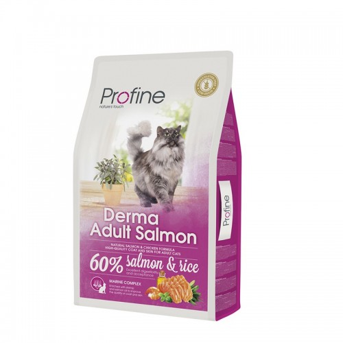 Profine Adult Cat Derma Salmon & Rice 10kg