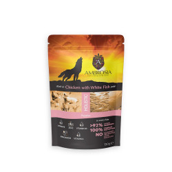 Ambrosia Pouch Dog Puppy Chicken-White Fish 150g