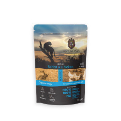 AMBROSIA POUCH STERILIZED CAT DIGESTIVE HELP RABBIT-CHICKEN 85g