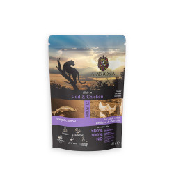 Ambrosia Pouch Sterilized Cat Weight Control Cod-Chicken 85g