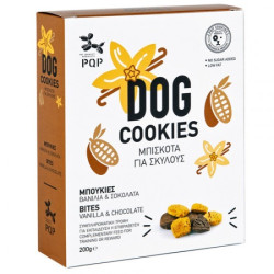 Μπισκότο σκύλου PQP Cookies Bites Vanilla-Chocolate 200g