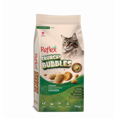 REFLEX CRUNCHY BUBBLE ADULT CAT URINARY CHICKEN 10kg REFLEX CRUNCHY BUBBLE ADULT CAT URINARY CHICKEN 10kg
