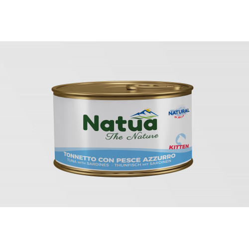 Natua Cat KITTEN TOΝΟΣ-ΣΑΡΔΕΛΑ ΣΕ ΖΕΛΕ 85g