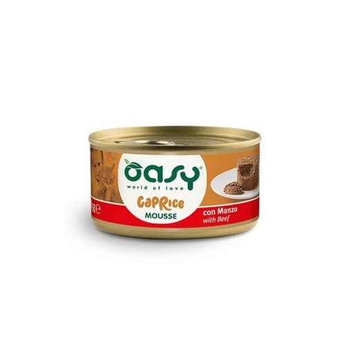 OASY CAPRICE MOUSSE ΓΙΑ ΓΑΤΕΣ ΒΟΔΙΝΟ 85g