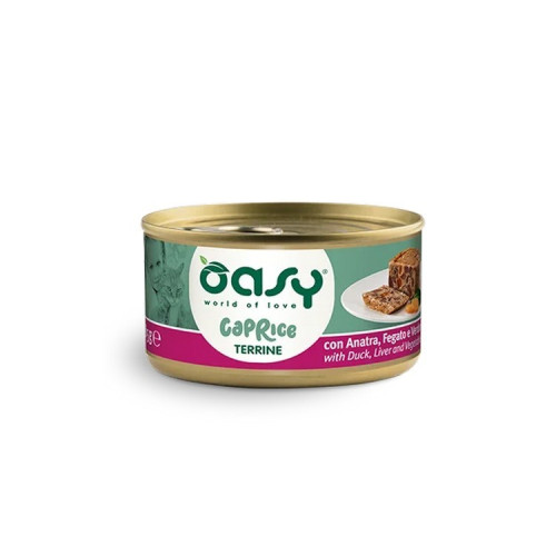 OASY CAPRICE ΤΕΡΙΝΑ ΓΙΑ ΓΑΤΕΣ ΠΑΠΙΑ-ΣΥΚΩΤΙ 85g