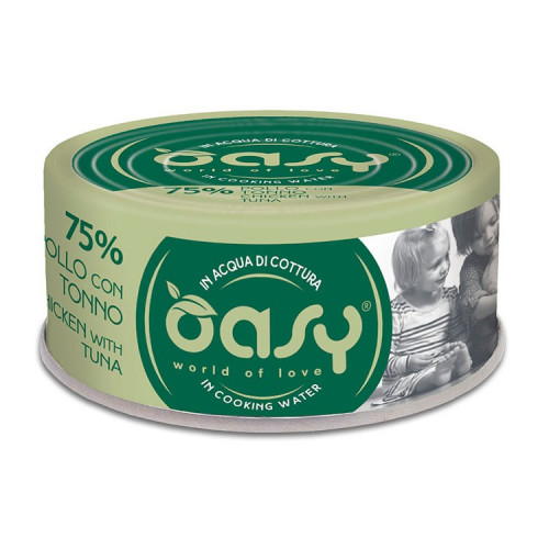 Κονσέρβα Oasy Κοτόπουλο Με Τόνο 70gr