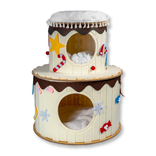 GLEE ΦΩΛΙΑ ΤΣΟΧΑ CUDDLE CIRCLE ΜΠΕΖ 60x60x80cm GLEE ΦΩΛΙΑ ΤΣΟΧΑ CUDDLE CIRCLE ΜΠΕΖ 60x60x80cm