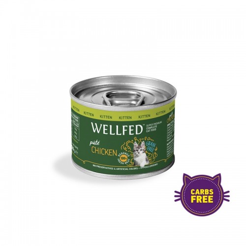 Wellfed-Kitten - Chicken 200gr