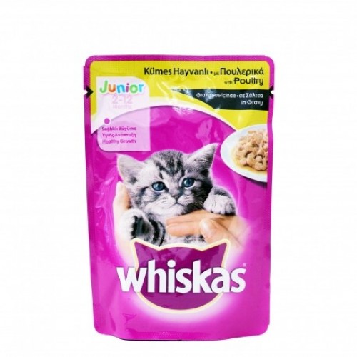 Whiskas Φακελάκι σε Σάλτσα Junior 100gr