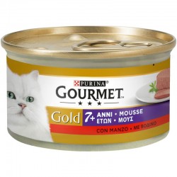 Purina Gourmet Gold Mousse +7 Senior Βοδινό 85gr