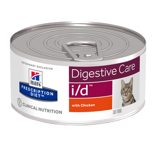 Hill's Prescription Diet i/d Digestive Care Τροφή Για Γάτες Με Κοτόπουλο 156gr