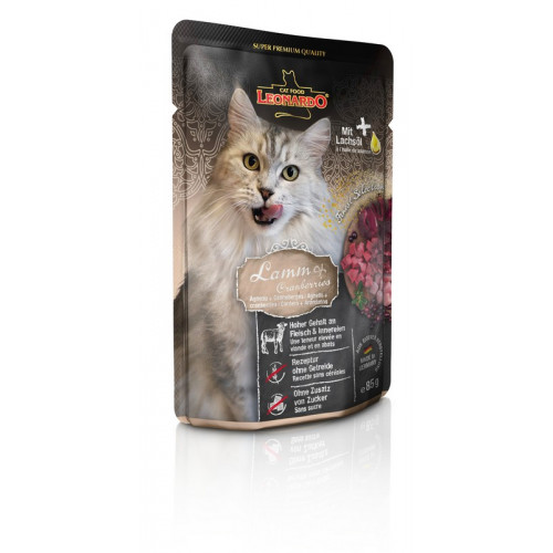 Leonardo FS Pouch Αρνί & Cranberries 85gr