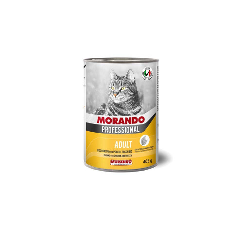 Morando Professional Cat Κομματάκια Κοτόπουλο-Γαλοπούλα 400gr