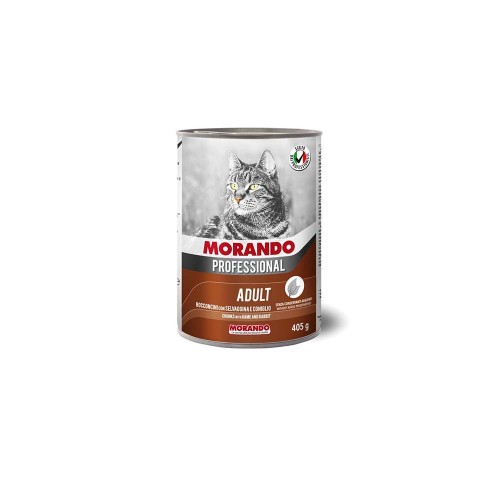 Morando Professional Cat Κομματάκια Κυνήγι-Κουνέλι 400gr Morando Professional Cat Κομματάκια Κυνήγι-Κουνέλι 400gr